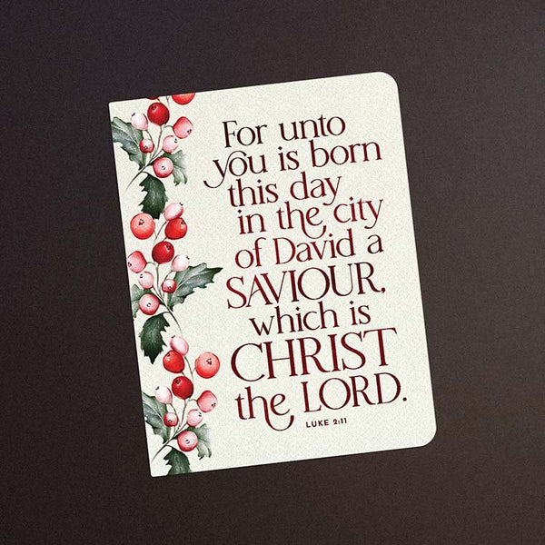 Luke 2:11 Christmas Cards | Berry Design | 10 pack Luke 2:11 Christmas Cards | Berry Design | 10 pack