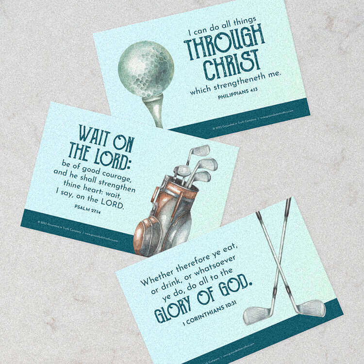 - Golf Themed Postcards - Grounded in Truth Company