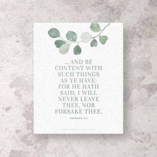 Hebrews 13:5 Art Download Hebrews 13:5 Art Download