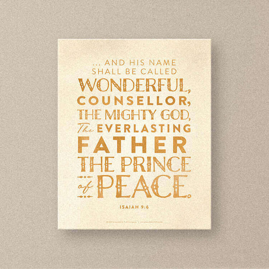 digital art - Isaiah 9:6 Christmas Art Download - Grounded in Truth Company