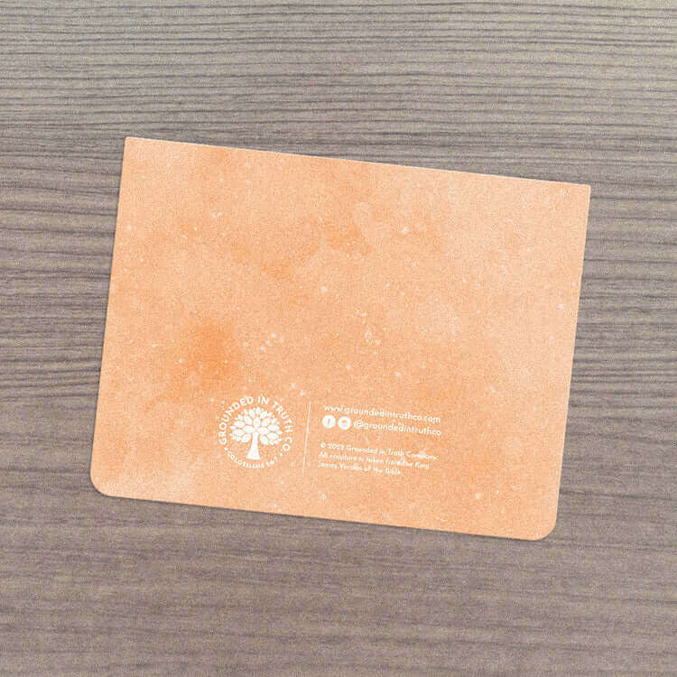 - Orange Peonies Note Card - Grounded in Truth Company