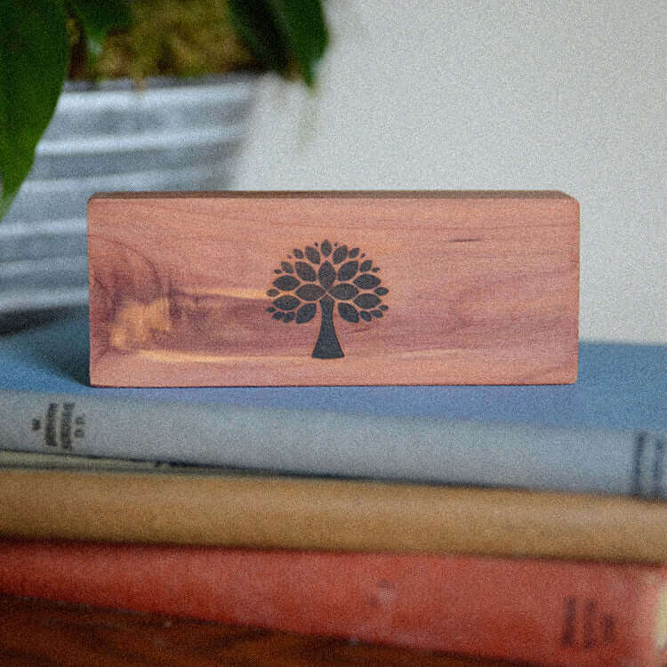 - Solid Wood Card Stand - Grounded in Truth Company