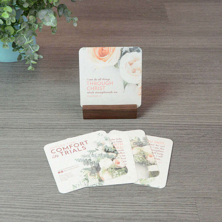 - Solid Wood Card Stand - Grounded in Truth Company