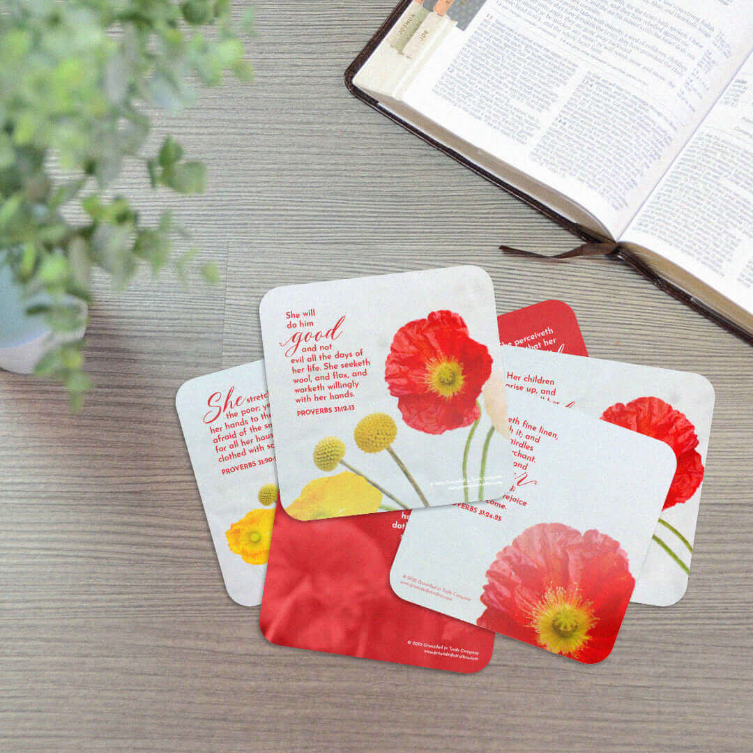 Verse Cards - The Proverbs 31 Woman - Grounded in Truth Company