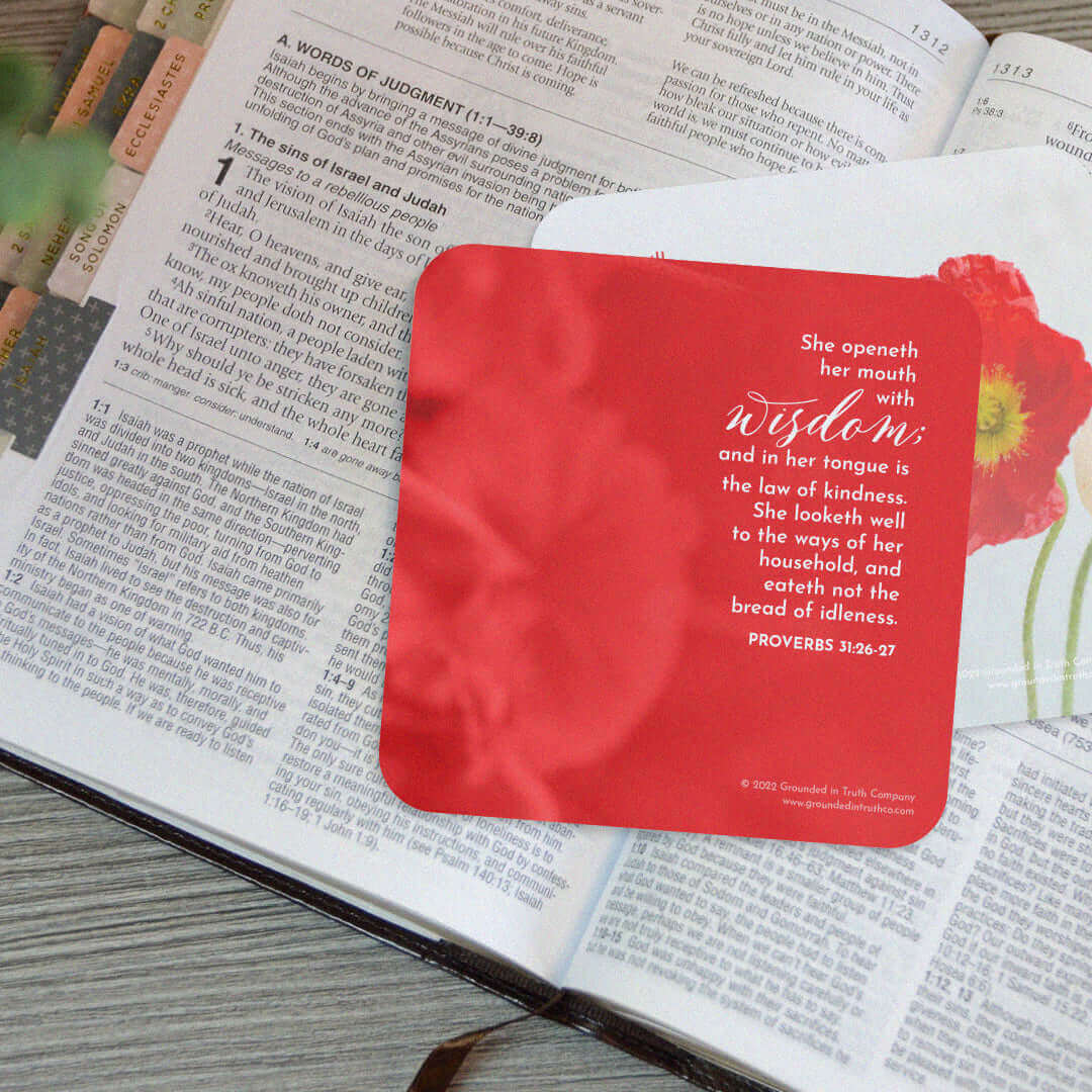 Verse Cards - The Proverbs 31 Woman - Grounded in Truth Company
