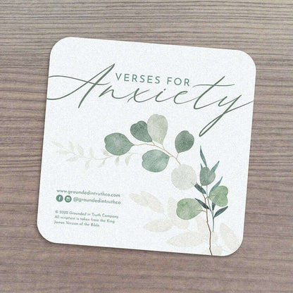 Verse Cards - Verses for Anxiety - Grounded in Truth Company