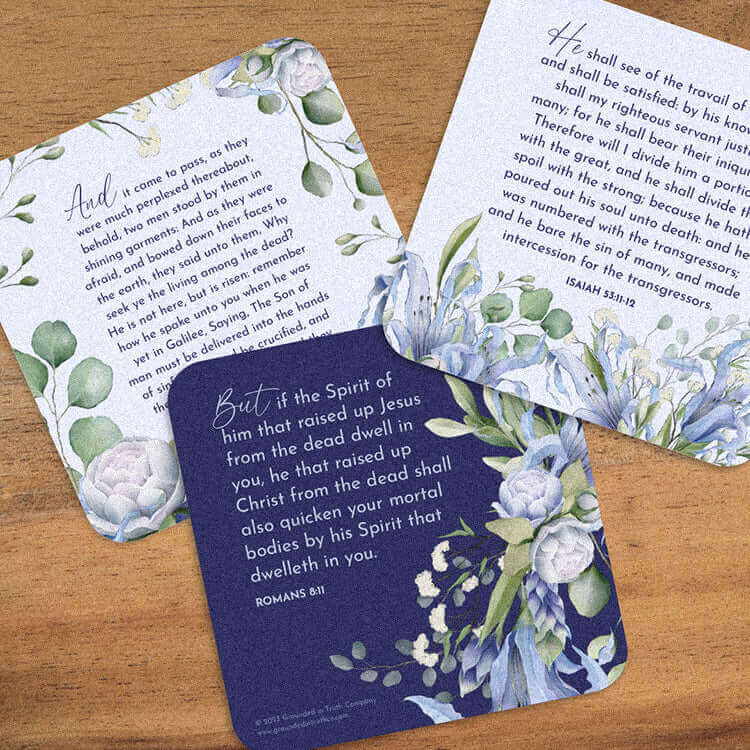 Verse Cards - Verses for Easter - Grounded in Truth Company
