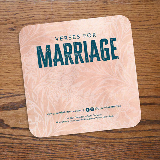 Verse Cards - Verses for Marriage - Grounded in Truth Company