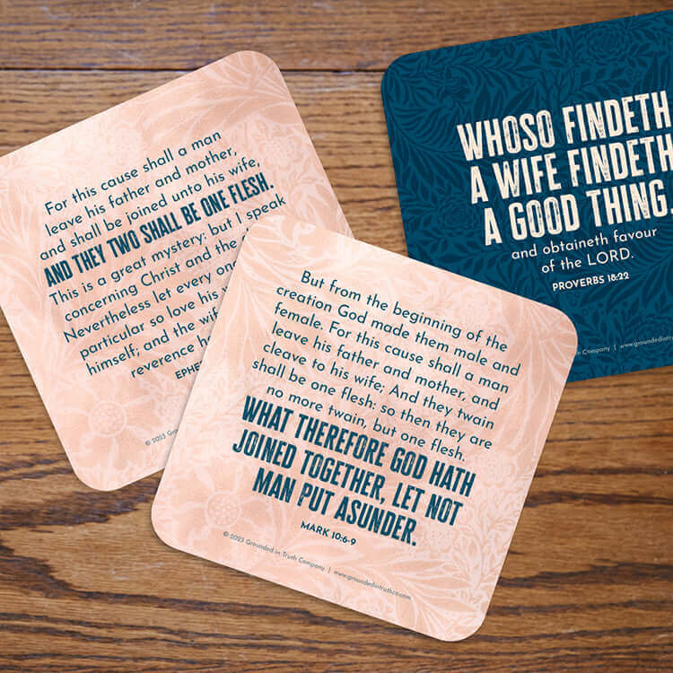 Verse Cards - Verses for Marriage - Grounded in Truth Company