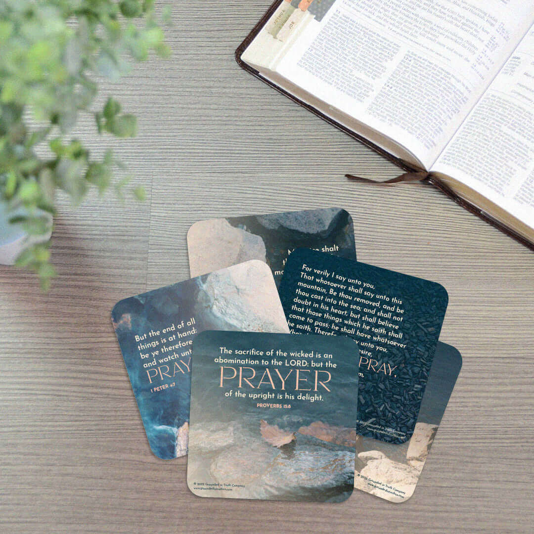 Verse Cards - Verses for Prayer - Grounded in Truth Company