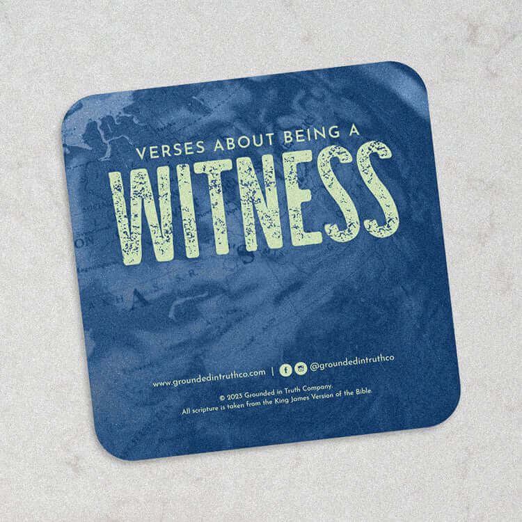 Verse Cards - Verses for Witnessing - Grounded in Truth Company