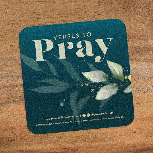 Verse Cards - Verses to Pray - Grounded in Truth Company