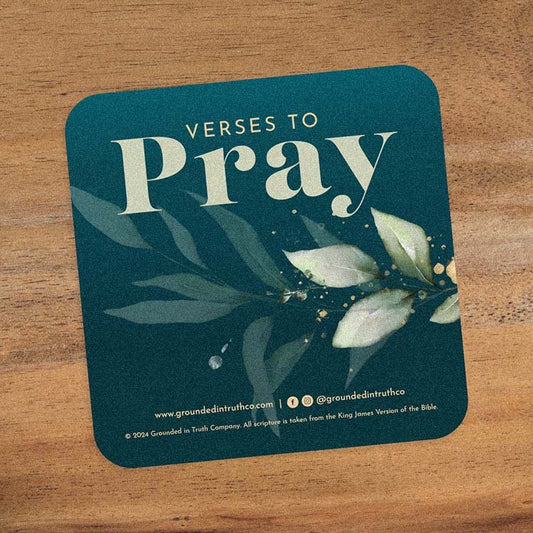 Verse Cards - Verses to Pray Bible Verse Cards - Grounded in Truth Company