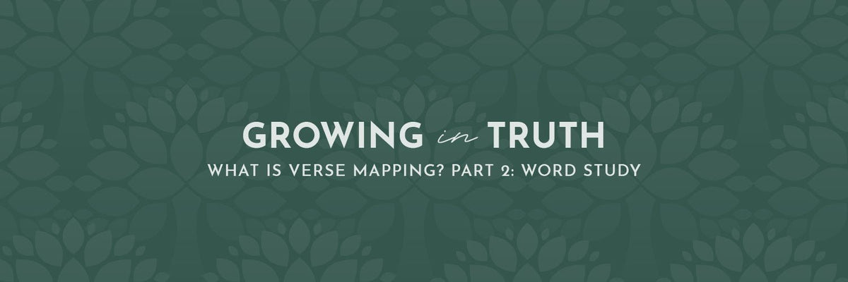 What is Verse Mapping? Part 2: Word Study