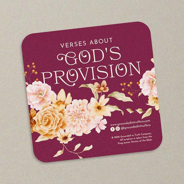 Bible Verse Cards about God's Provision