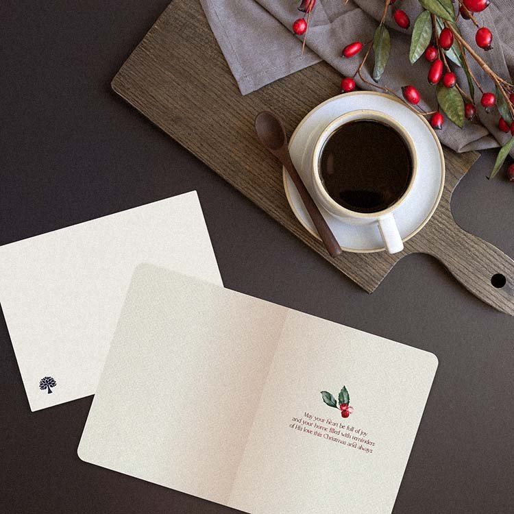 Greeting Card - Luke 2:11 Christmas Cards | Berry Design | 10 pack - Grounded in Truth Company