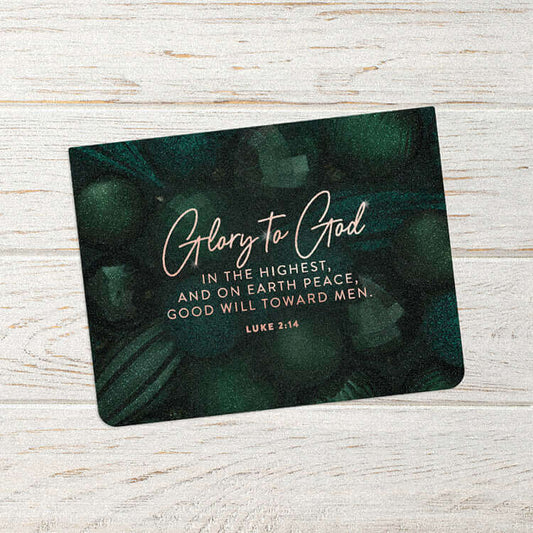 Greeting Card - Luke 2:14 Christmas Card - Grounded in Truth Company