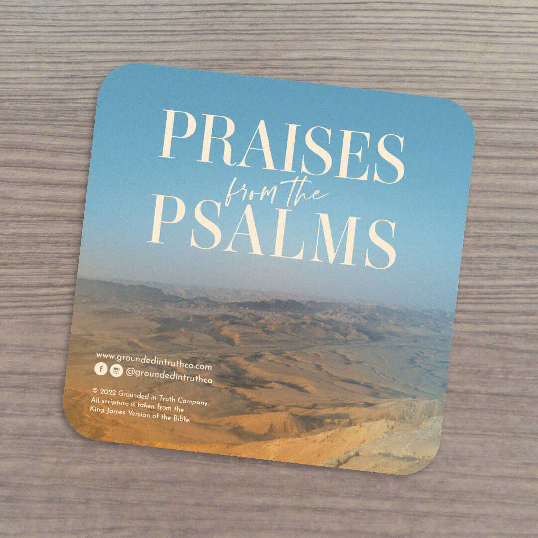 Verse Cards - Praises from the Psalms - Grounded in Truth Company