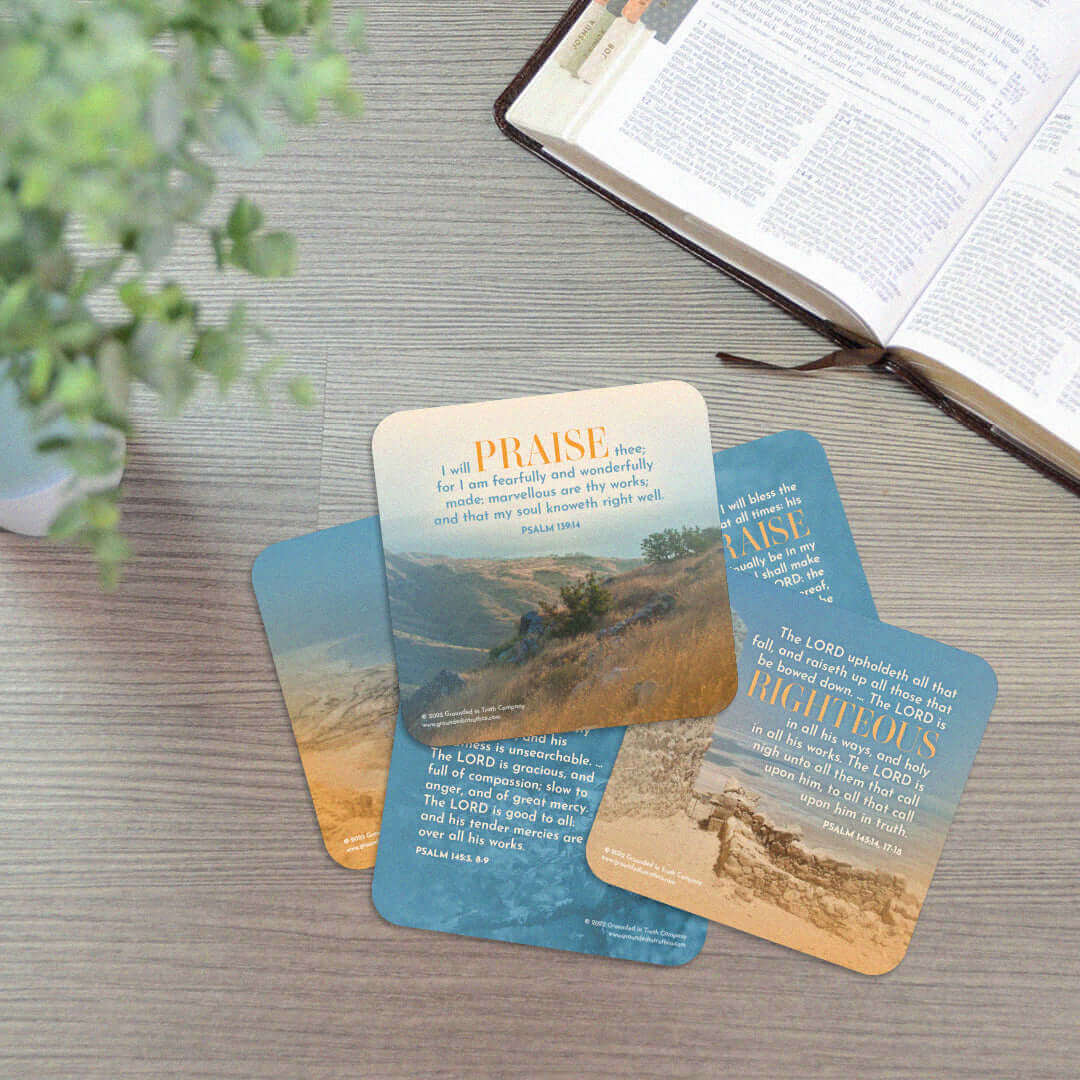 Verse Cards - Praises from the Psalms - Grounded in Truth Company