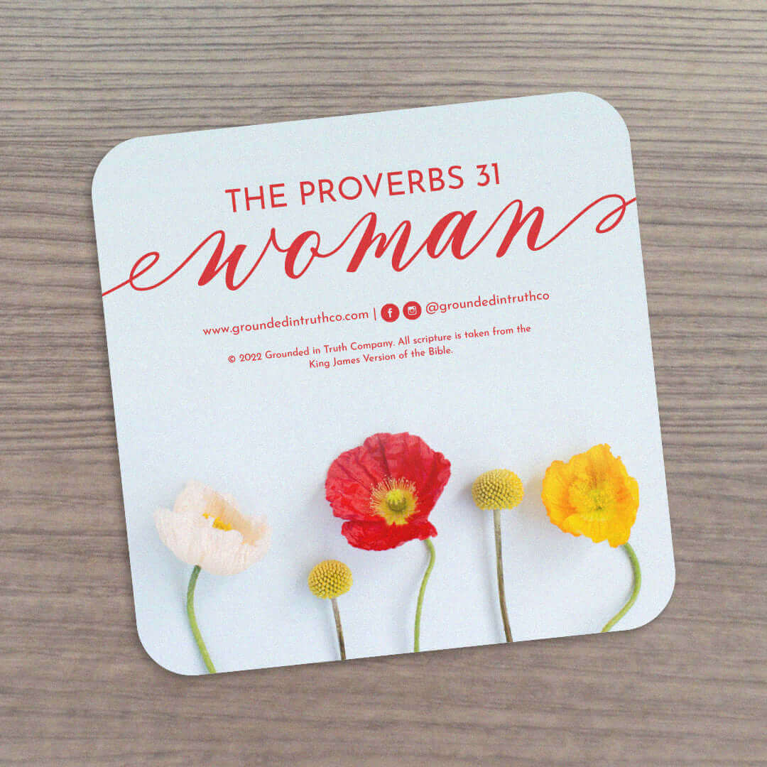Verse Cards - The Proverbs 31 Woman - Grounded in Truth Company
