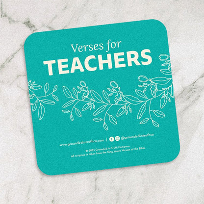 Verse Cards - Verses for Teachers - Grounded in Truth Company